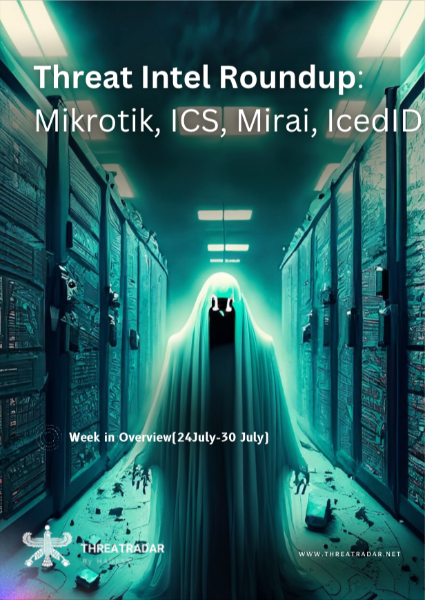 Threat Intel Roundup: Mikrotik, ICS, Mirai, IcedID