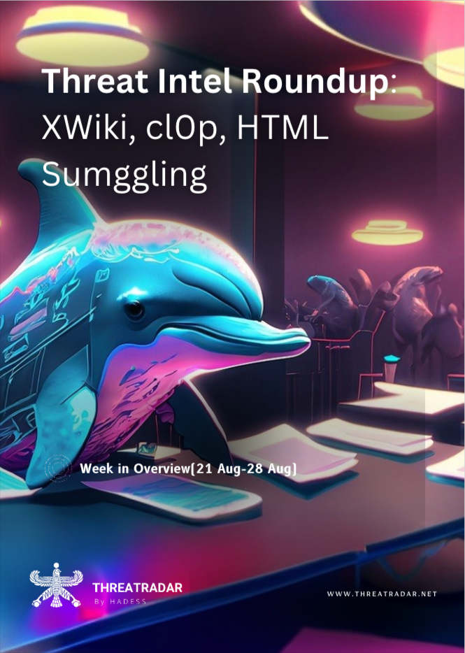 Threat Intel Roundup: XWiki, cl0p, HTML Smuggling